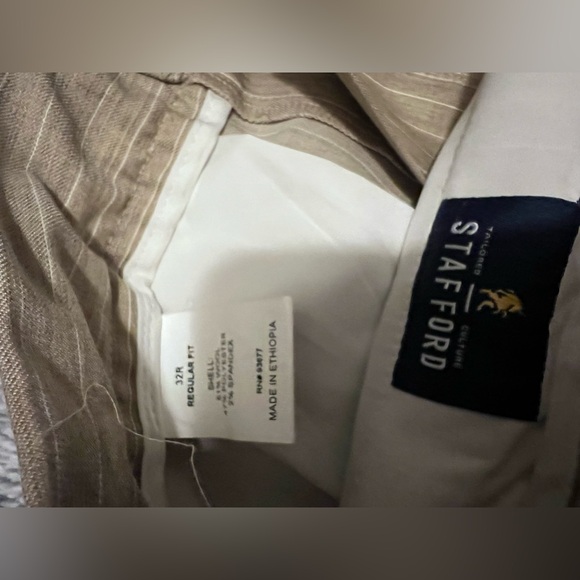 Men’s Stratford KHAKI DRAW STRING JOGGERS NWT size 32 reg - Picture 5 of 5